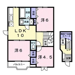 ソレイユＭの物件間取画像